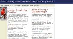 Desktop Screenshot of melbourne-village.com